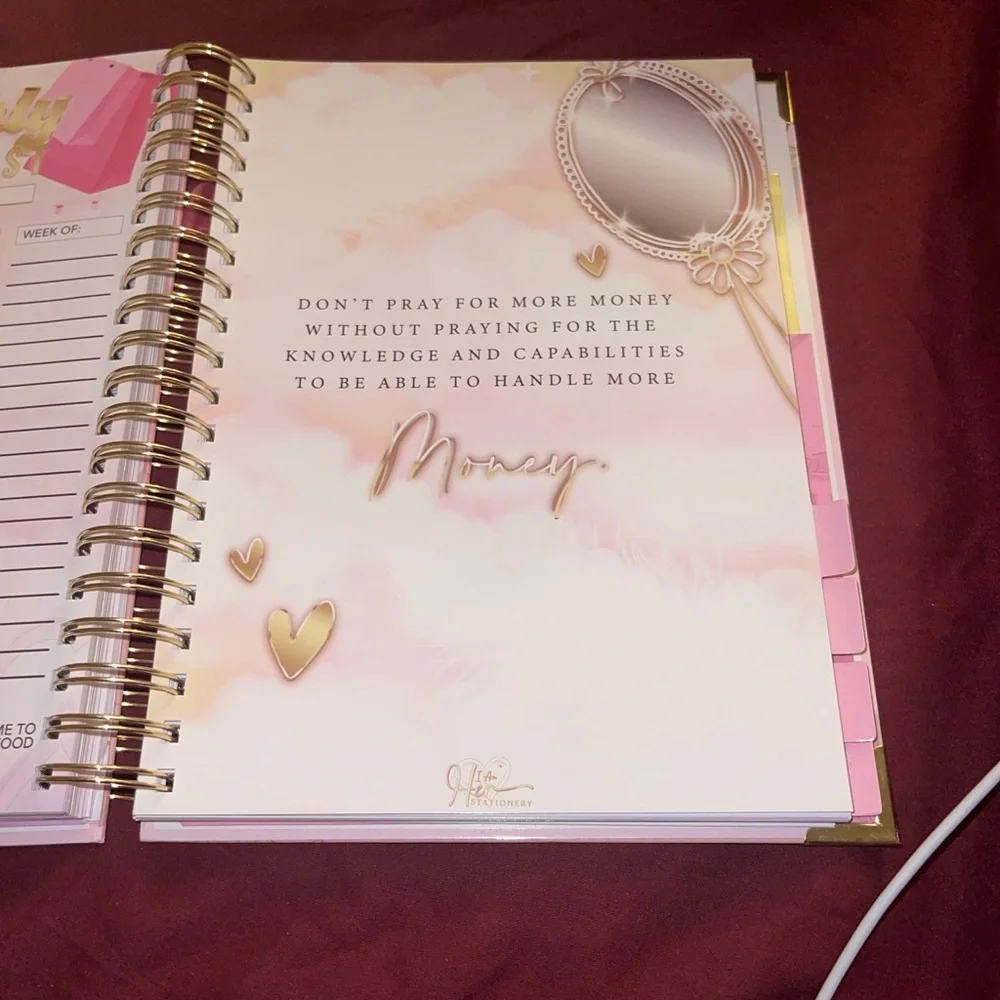 I Am Her Stationery Monthly Budgeting Planner